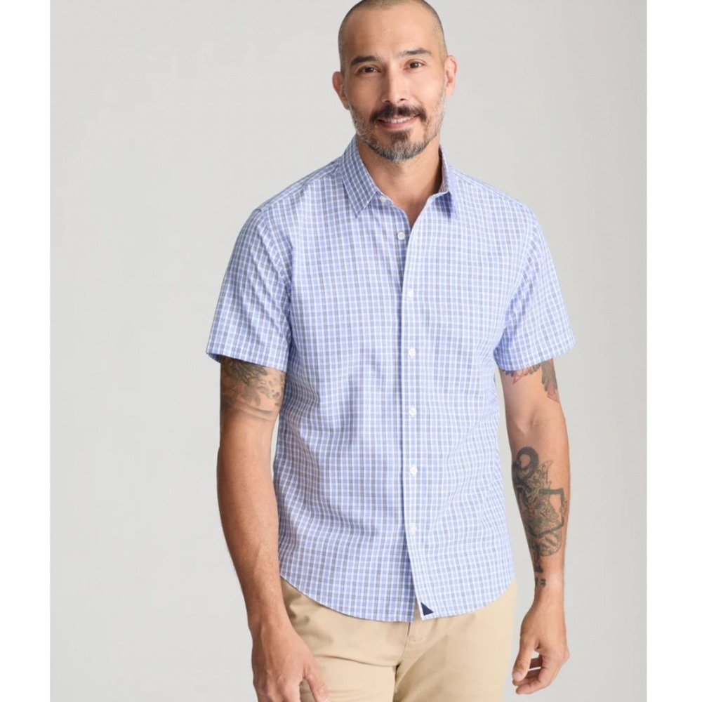 Wrinkle-Free Short-Sleeve Dante Shirt Size XXXL